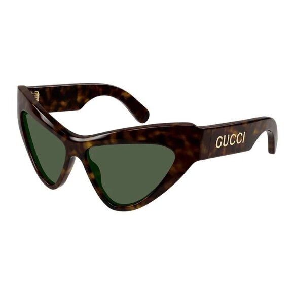 NEW GUCCI SUNGLASSES HAVANA GREEN WOMEN EYEWEAR GUCCI